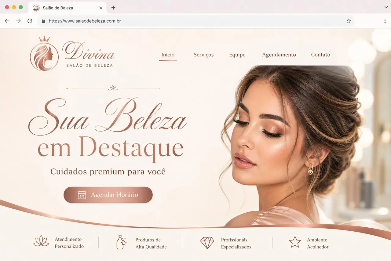 Projeto Salão & Estética - Beleza