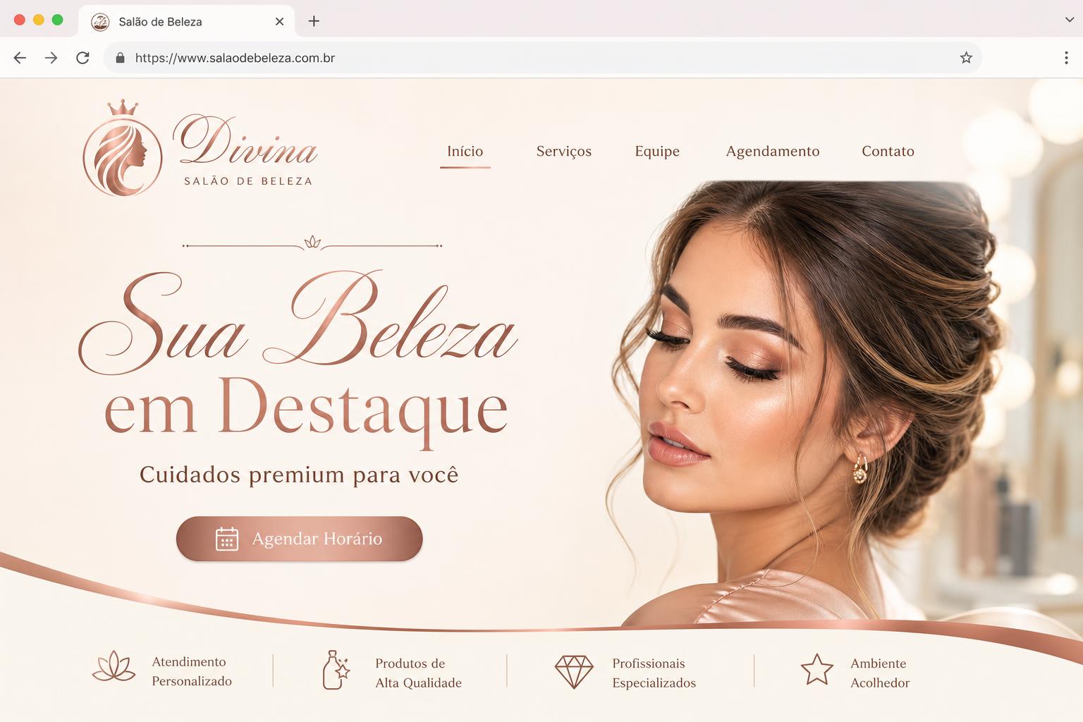 Projeto Salão & Estética - Beleza