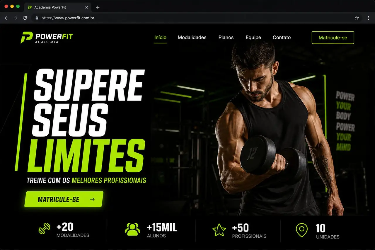 Projeto Academia & Performance - Fitness
