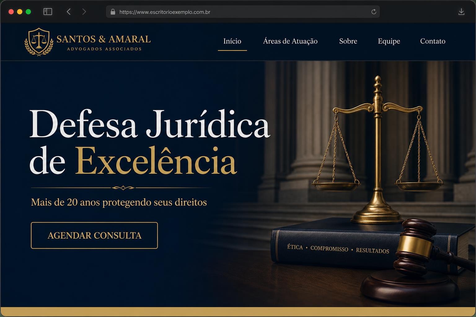 Projeto Escritório Jurídico - Advocacia