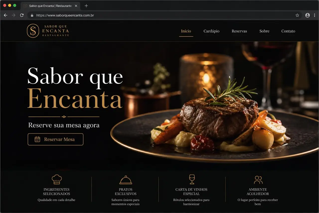 Projeto Restaurante Premium - Gastronomia
