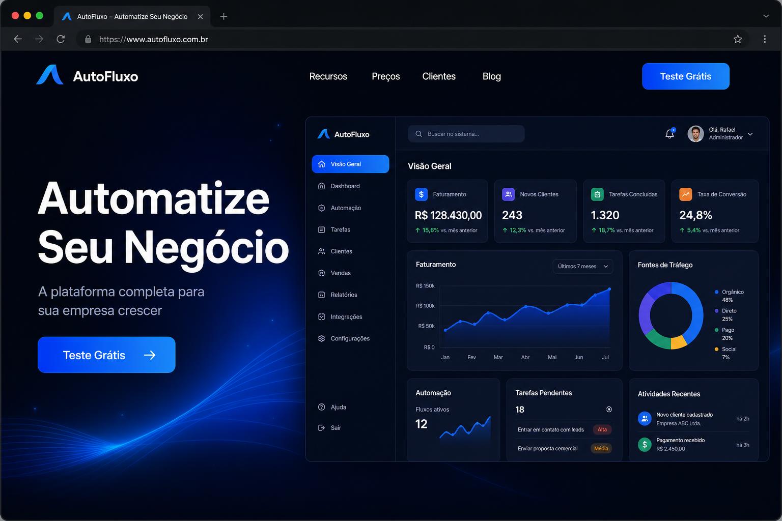 Projeto Startup SaaS - Tecnologia
