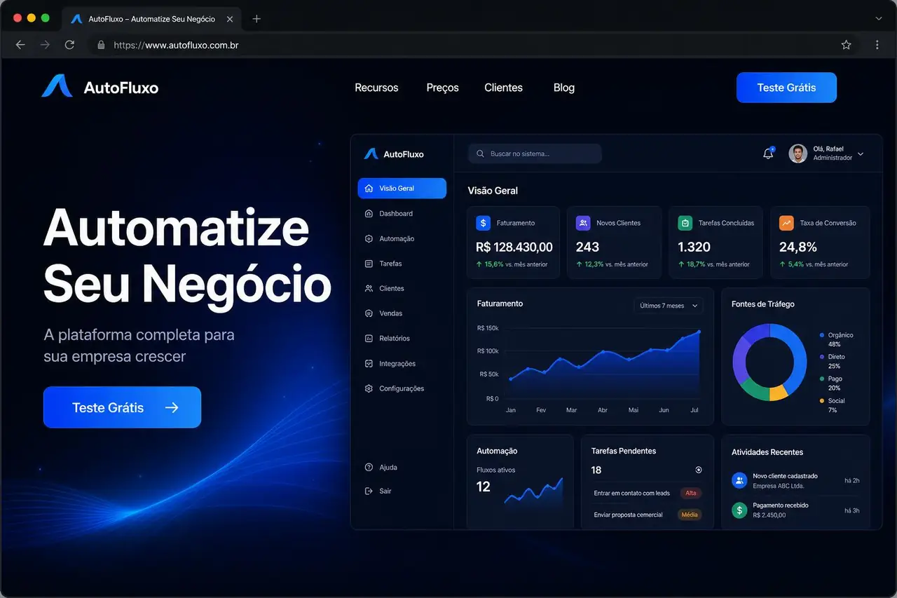 Projeto Startup SaaS - Tecnologia